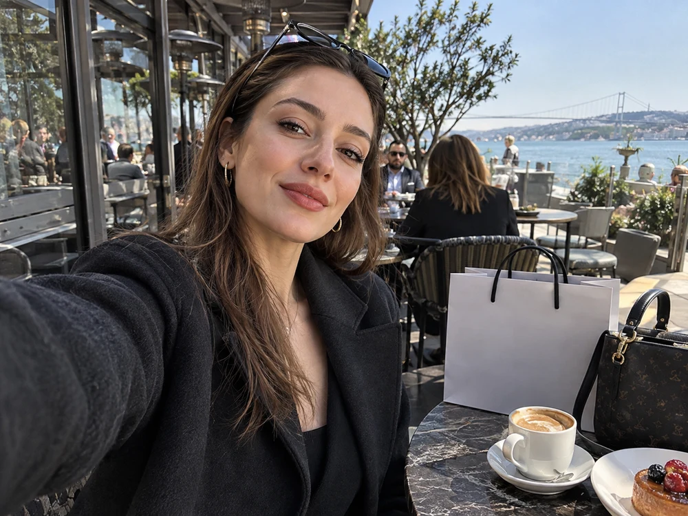 Sponsorlu story / reel için temsili çekim sahnesi